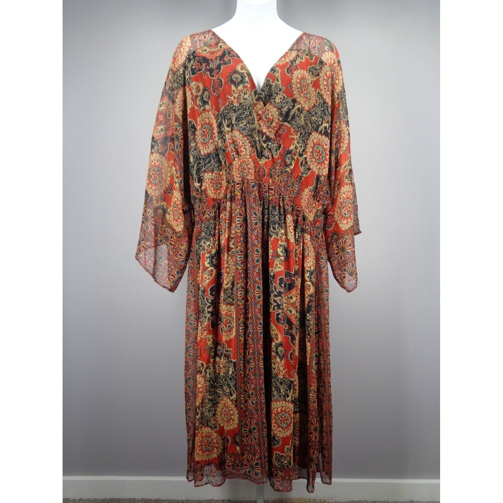 The Pyramid Collection Floral Maxi Dress Plus Size 3X